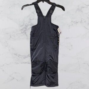 NWT Extreme Outfitters Kids Black Snow bibs Size 2T